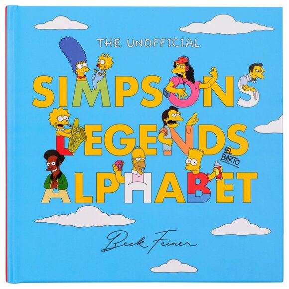 1* NEW THE SIMPSONS BOOK (HARDCOVER) LEGENDS ALPHABET HARDCOVER BOUND BOOK - Picture 1 of 6